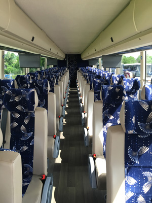 Bus Interior - Jefferson Tours And Charters