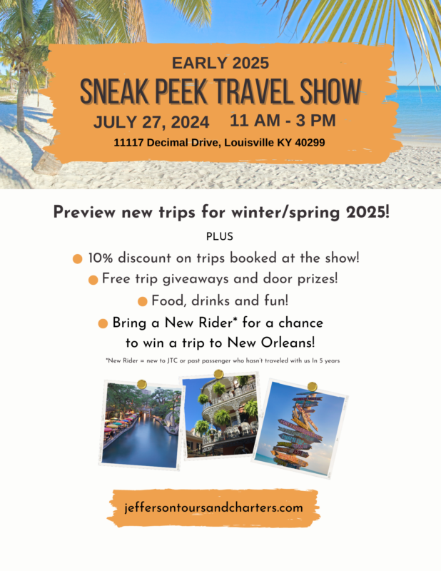 Open House/Travel Show - Jefferson Tours And Charters